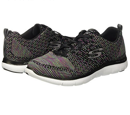 Skechers Womens Flex Appeal 2.0 High Energy Trainers Black