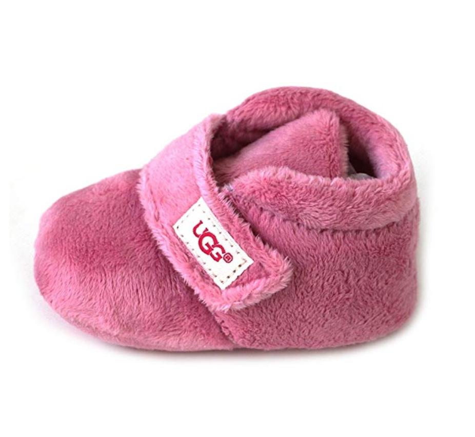 UGG BIXBEE and Lovey Bubblegum Pink Infant Booties Includes M