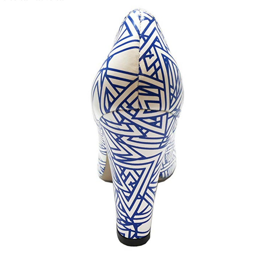 YULL Beaulieu Slushie - Leather Court Shoes -White/Royal Blue