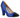 YULL - BEAULIEU BLUE AND BLACK LEATHER COURT SHOE