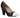 YULL - BEAULIEU BLACK WHITE LEATHER COURT SHOES