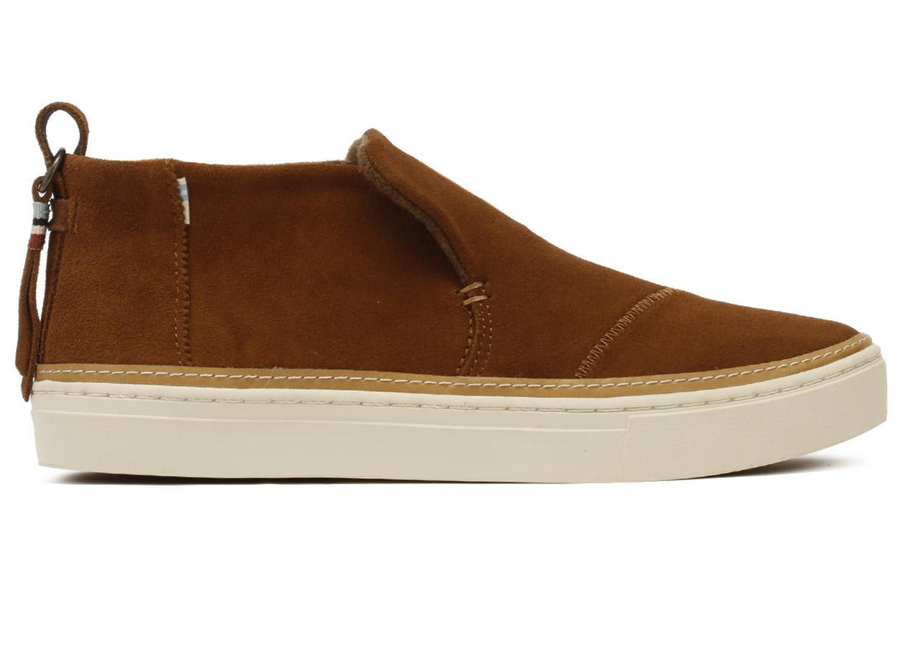 Toms dark 2025 amber suede