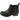 Oak & Hyde Womens Rita Twim Leather Ankle Boot - Black