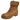 Oak & Hyde Womens Bridge Jungle Leather Ankle Boot - Cognac