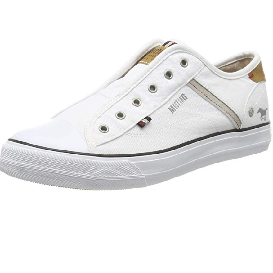 Mustang Womens Fashion Trainers - White