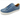 Carmela Womens Leather Trainers - Blue