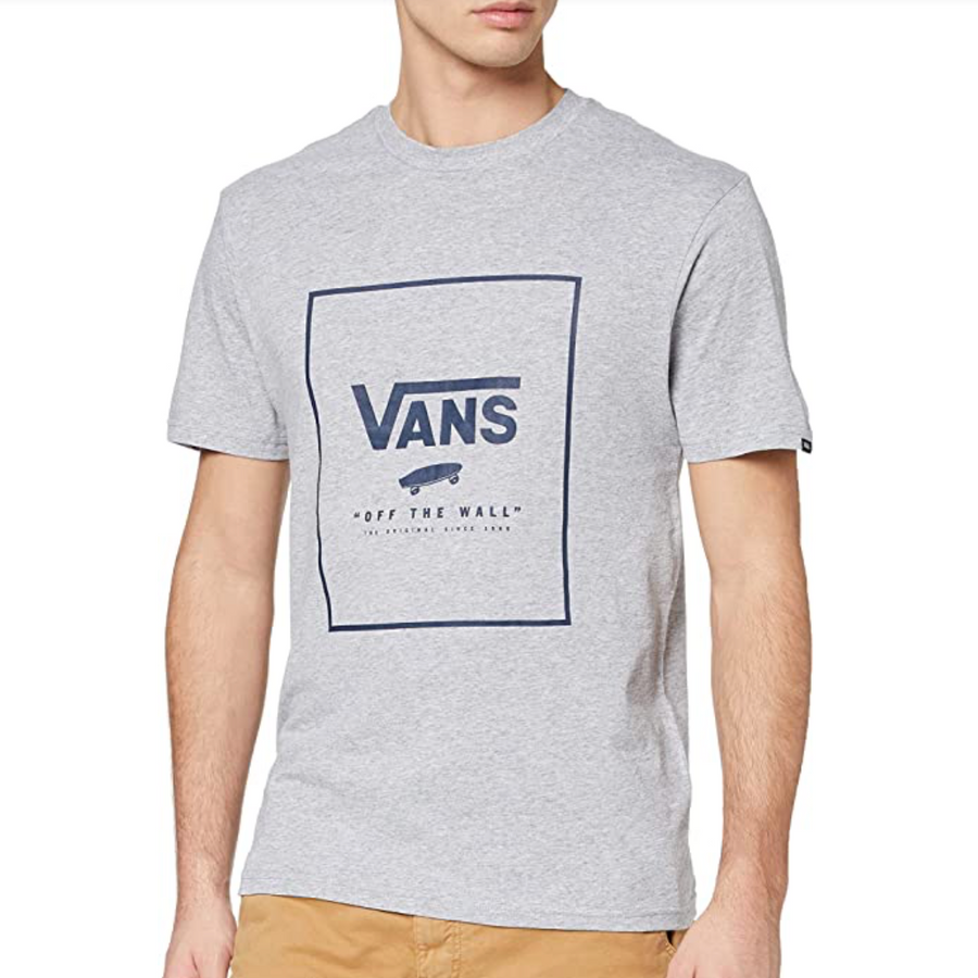 VANS Mens Print Box T-Shirt - Grey