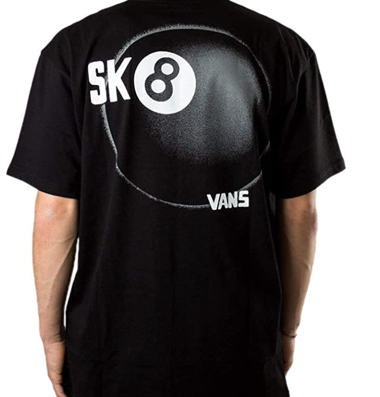 VANS Mens Sk8 Ball T-Shirt - Black