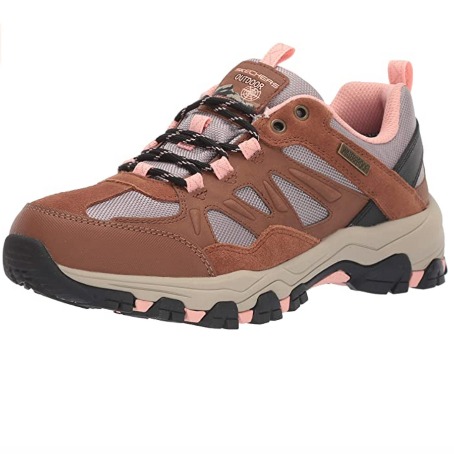 Skechers - West Highland Trainers - Brown / Light Coral
