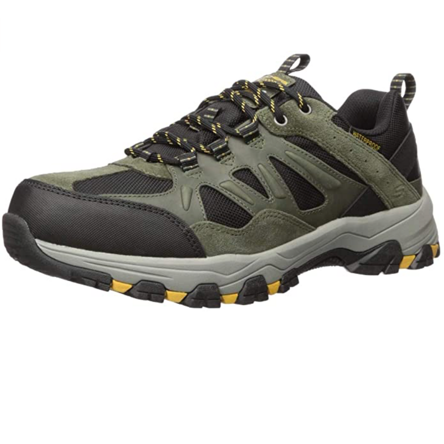 Skechers Mens Selmen Enago Trainer - Green / Black
