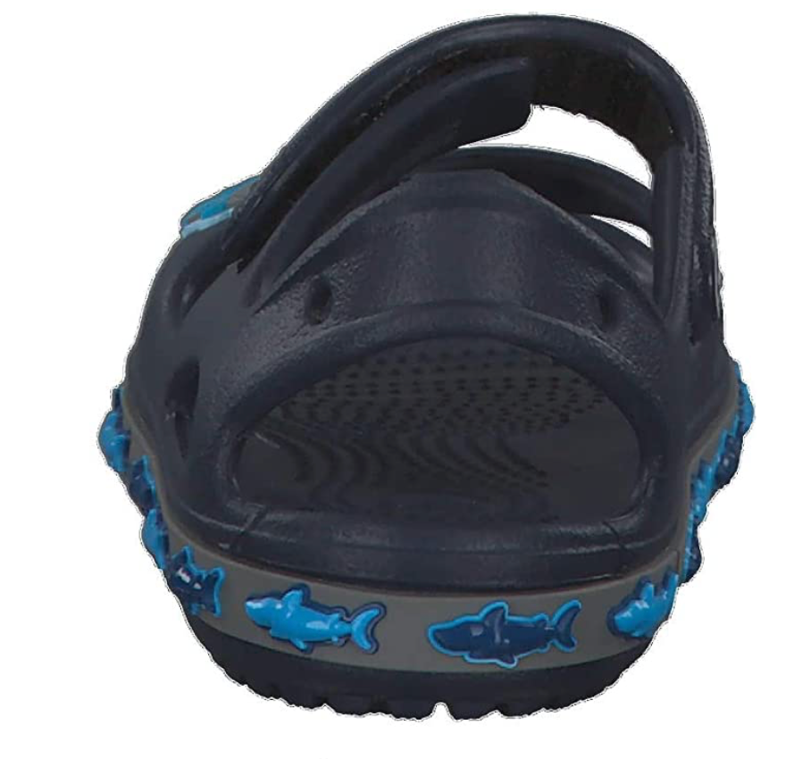 Crocs Kids Shark Band Sandals - Navy