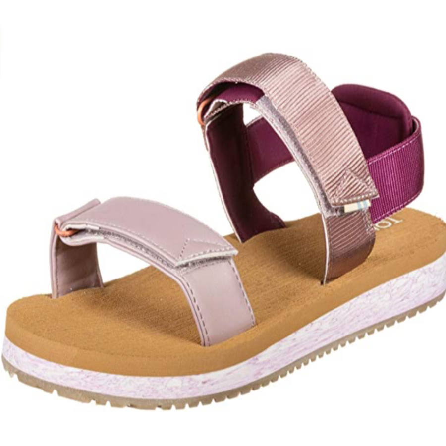 TOMS - Womens Closed Toe Sandal - Pink Burnished Lilac