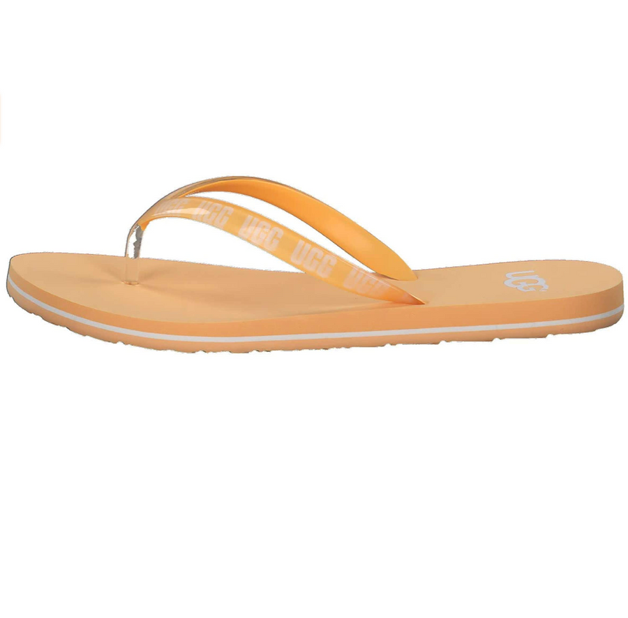 UGG Womens Simi Graphic Flip Flop - Sunkiss