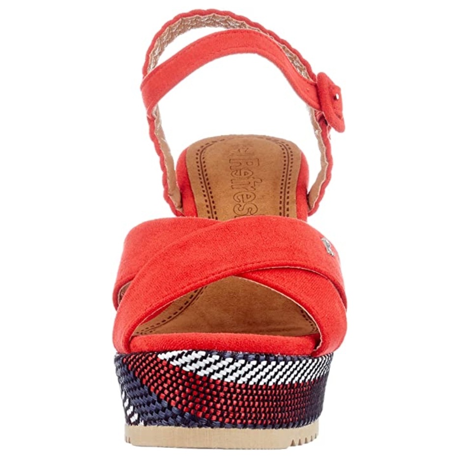 Refresh Womens Wedge Sandals - Red