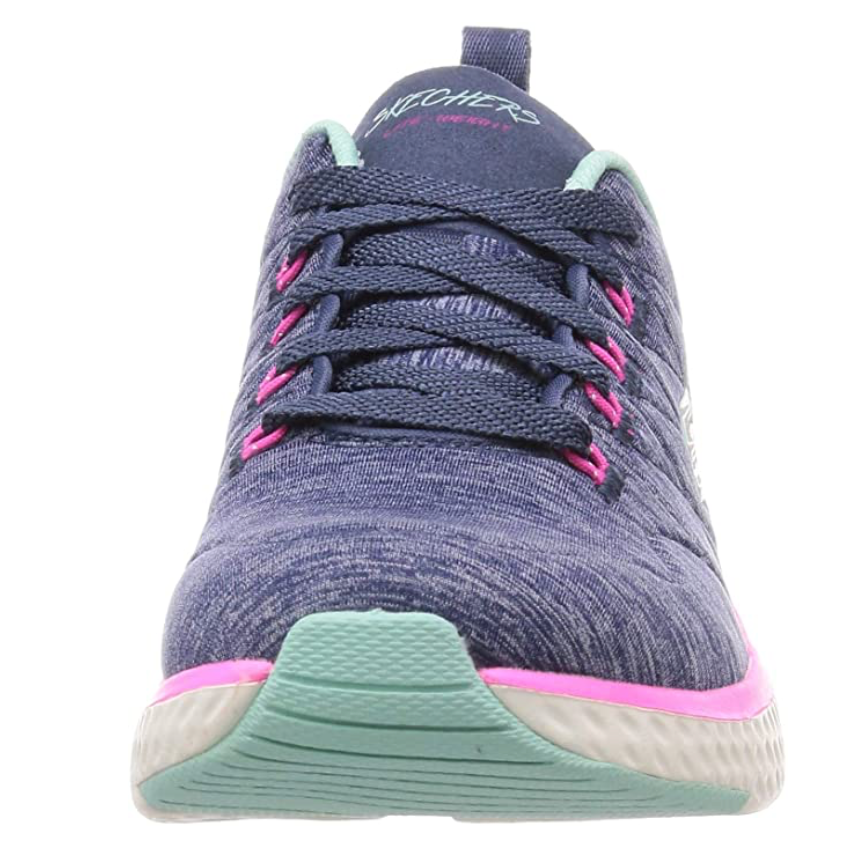Skechers Womens Solar Fuse Motion Sensor Trainers - Navy