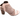 Bueno Womens Udo Leather High Heel Sandal - Pink