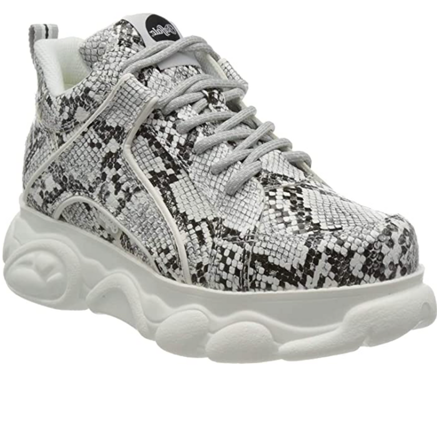 Buffalo Womens Corin Trainers - Snake Print