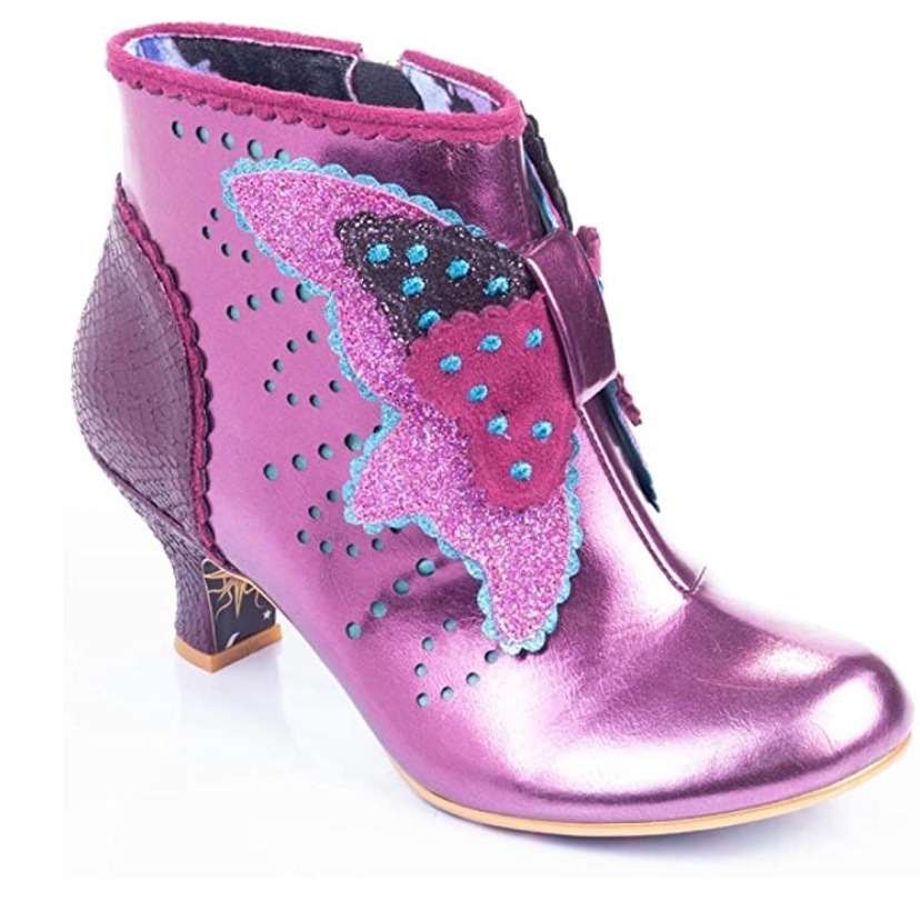 Irregular Choice - Mariposa Ankle Boot - Purple