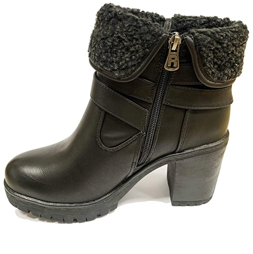 Refresh Womens Ankle Boots - Black