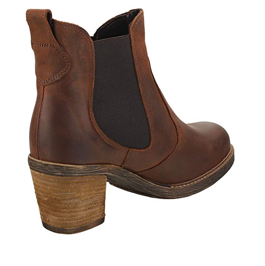 Oak & Hyde Womens East Chelsea Cesar Leather Ankle Boot - Brown