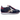 Munich Mens Sapporo 91 Leather Trainers - Navy / Red