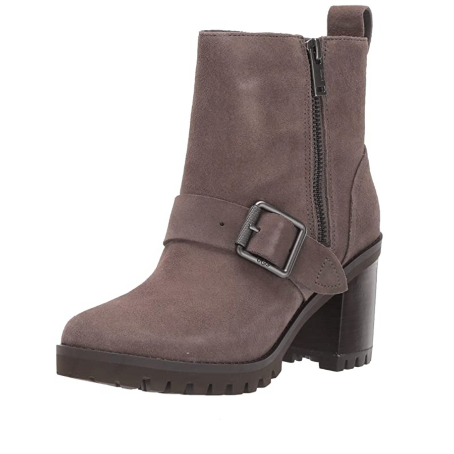 UGG Womens Fern Leather Boots - Mole