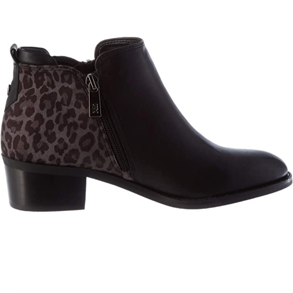 XTI - 44471 - Women's Fashion Boots - Black / Leopard