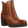 Carmela Womens Leather Ankle Boot - Camel - The Foot Factory
