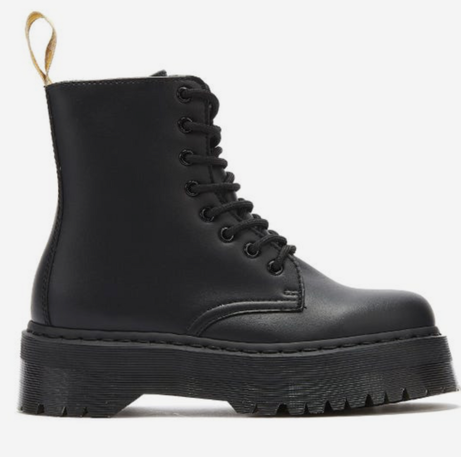 Dr Martens Womens Vegan Jadon II Mono Platform Boots - Black