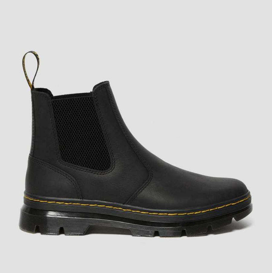 Dr Martens Mens Wyoming Embury 2976 Leather Boots - Black