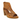 Carmela Womens Leather Heeled Sandal - Camel