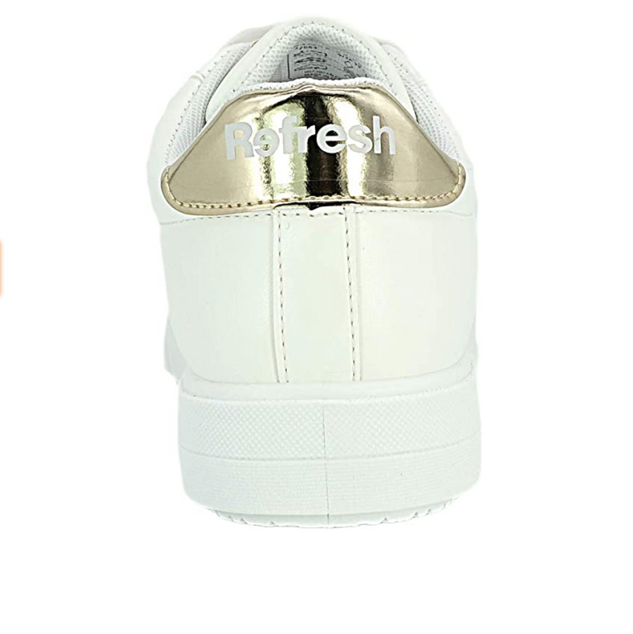 Refresh Womens Fashion Trainers - White / Platinum