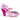 Irregular Choice Womens French Fancy High Heels - Lilac / Peach