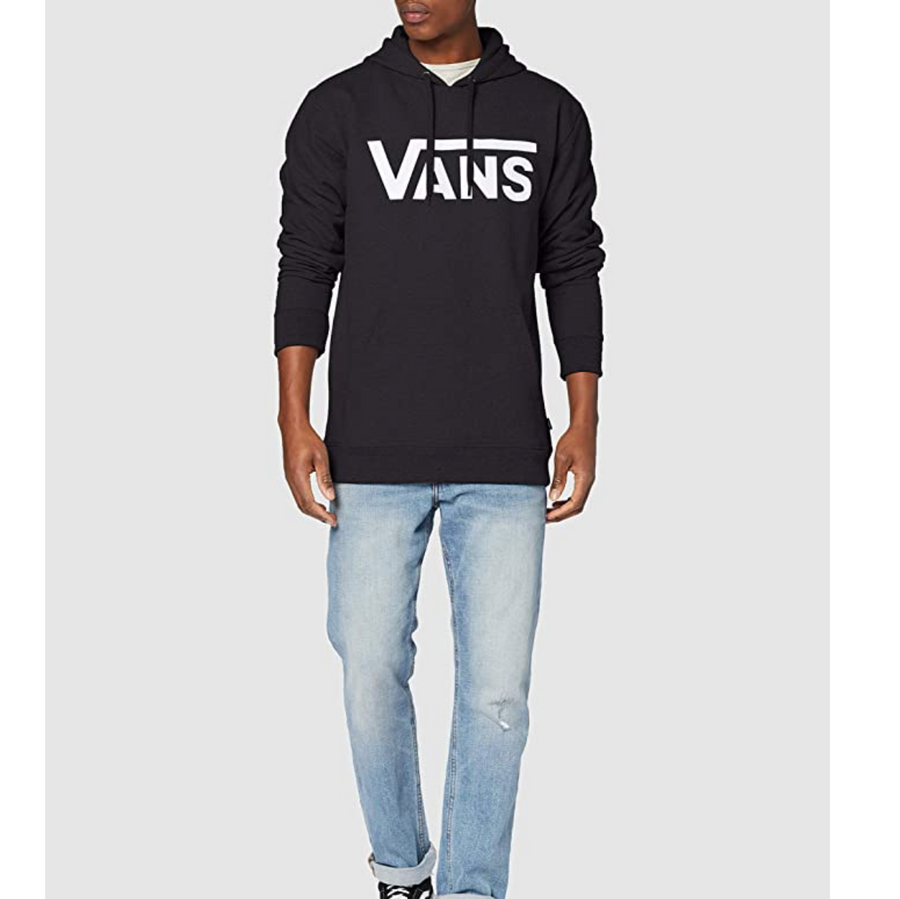 VANS Mens Classic Logo Hoodie - Black