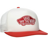 VANS Classic Patch Snapback Cap - White / Red