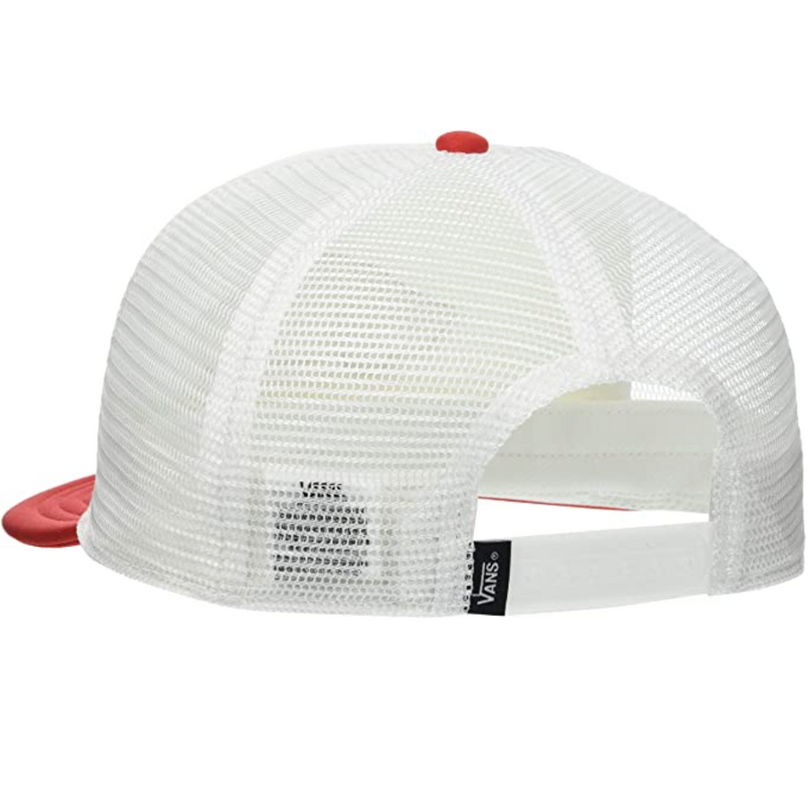 VANS Classic Patch Snapback Cap - White / Red