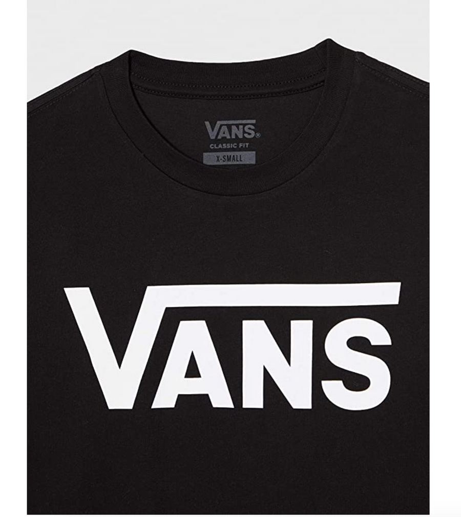 VANS Mens Classic Logo T-Shirt - Black