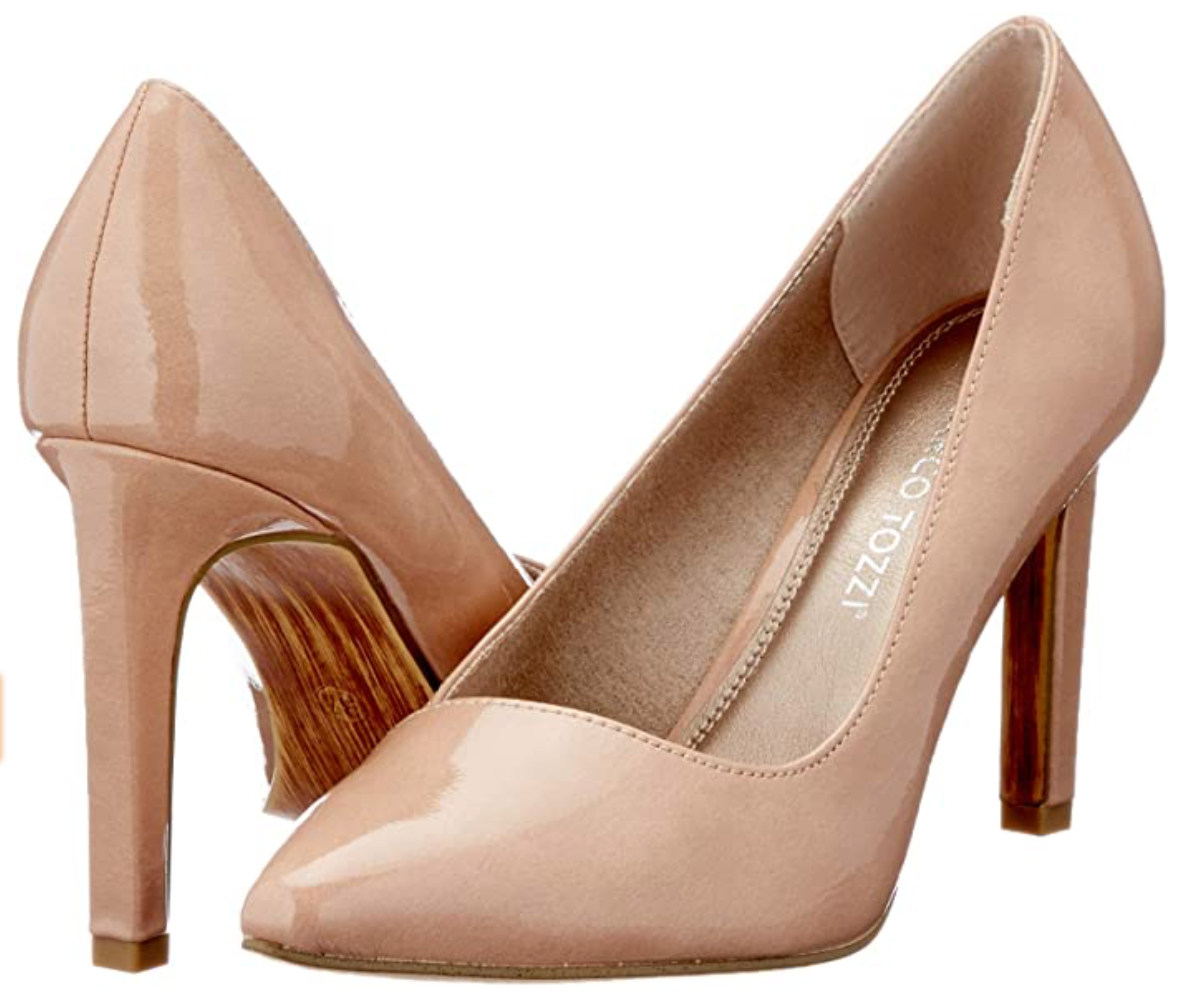 Marco Tozzi Womens Court Shoes - Nude
