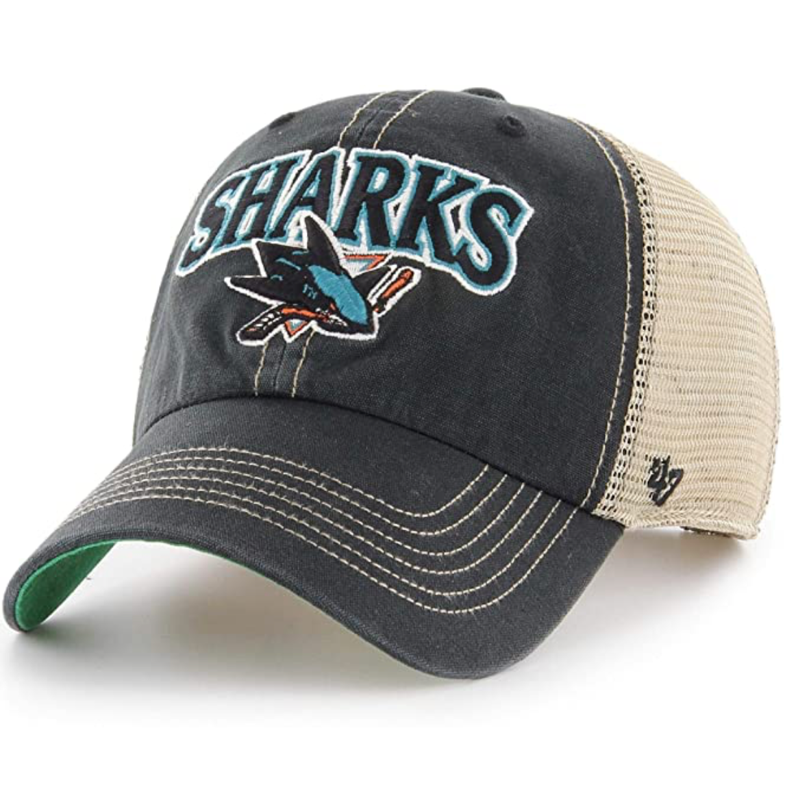 '47 Brand - San Jose Sharks Trucker Cap - Black