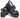 Crocs Womens Brooklyn Low Wedged Sandal - Black