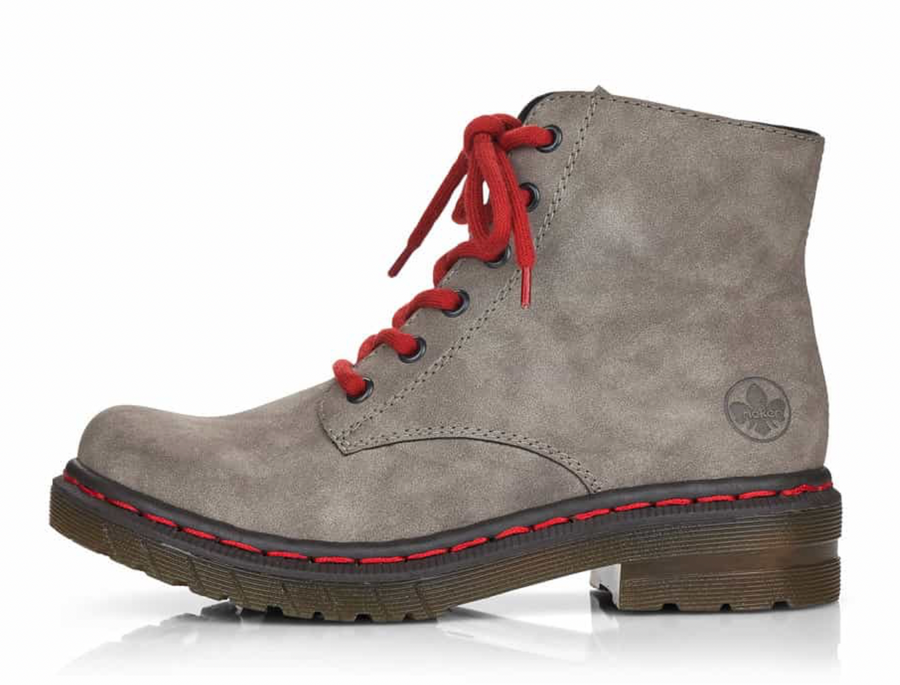Rieker Womens Fashion Ankle Boot - Grey