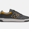 New Balance Mens Skateboard Trainers - Black / Gold - The Foot Factory