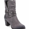 Rieker Womens Lined Ankle Boots - Grey