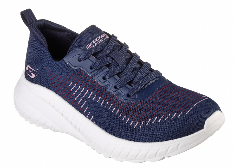 Skechers Womens BOBS Sport Squad Chaos Trainers - Navy
