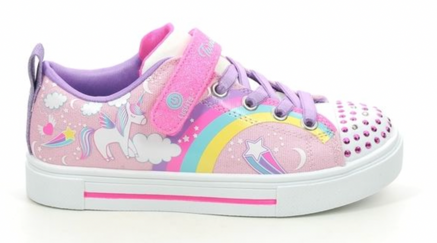 Skechers Kids Unicorn Charmed Trainers - Pink/Multi