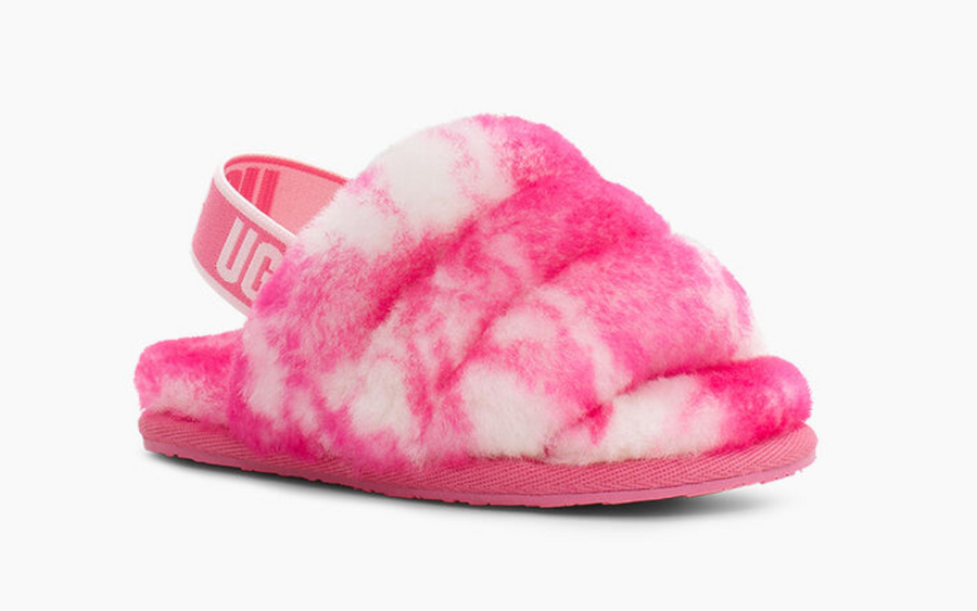 Ugg women's fluff yeah discount slide slipper seashell pink