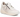 Carmela Womens Leather Quilted Trainers - White