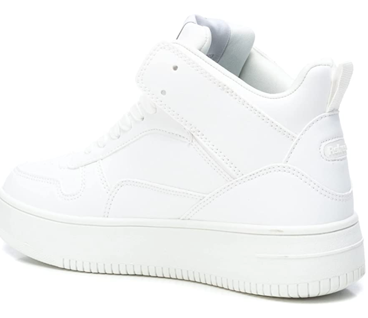 Refresh Womens Fashion High Top Trainers - White - The Foot Factory