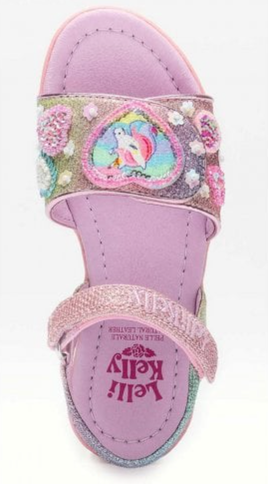 Lelli Kelly Kids Unicorn Sandal - Multi Glitter