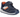 Geox Infant Leather Toddlers Trainers - Navy / Orange